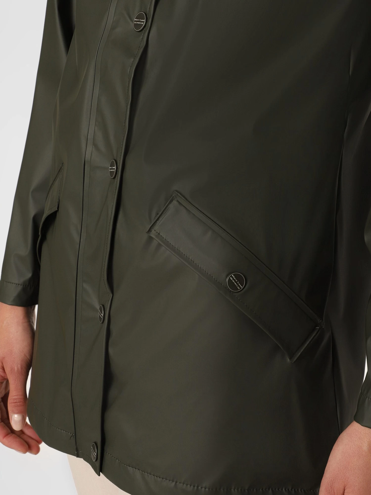 Marie Lund Outdoor Jassen Functionele Jas Dames Olijfgroen - Afbeelding 4